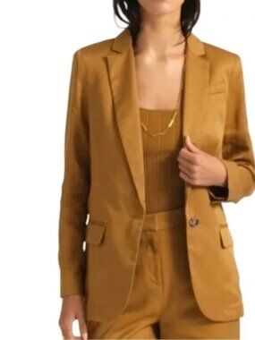 J. Crew Size 14 Alfie Blazer Golden Tan NWT